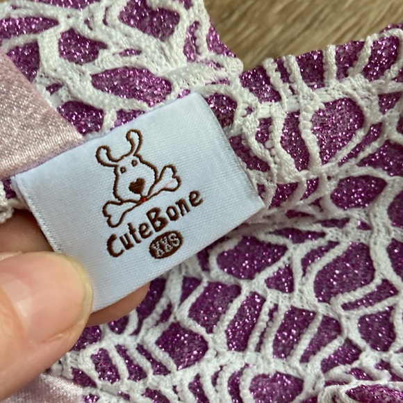 XXs purple doggy Easter dress NEW! - Picture 5 of 7